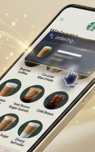 vivCore in action — Attenda ordering coffee, hands free